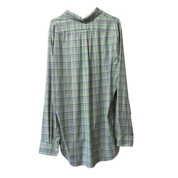 Ralph Lauren Plaid Performance Shirt Size Large Button Down Men Shirt Cotton - Picture 2 of 12